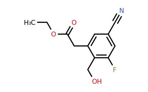 1804907-12-7 | Ethyl 5-cyano-3-fluoro-2-(hydroxymethyl)phenylacetate
