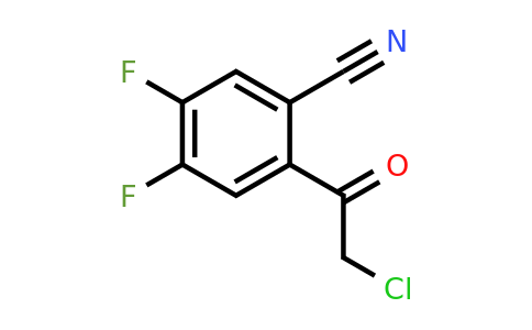 1804907-86-5 | 2'-Cyano-4',5'-difluorophenacyl chloride