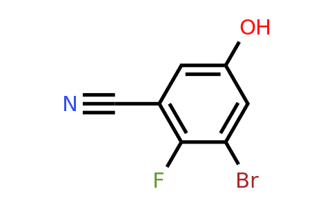 1804908-32-4 | 3-Bromo-2-fluoro-5-hydroxybenzonitrile