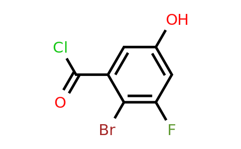 1804908-56-2 | 2-Bromo-3-fluoro-5-hydroxybenzoyl chloride