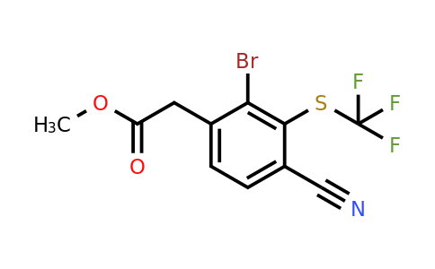 1804909-04-3 | Methyl 2-bromo-4-cyano-3-(trifluoromethylthio)phenylacetate