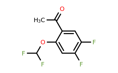 1804909-07-6 | 4',5'-Difluoro-2'-(difluoromethoxy)acetophenone