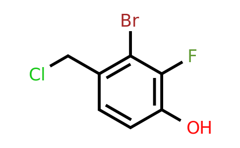 1804909-15-6 | 2-Bromo-3-fluoro-4-hydroxybenzyl chloride