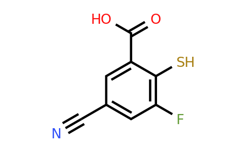 1804909-36-1 | 5-Cyano-3-fluoro-2-mercaptobenzoic acid