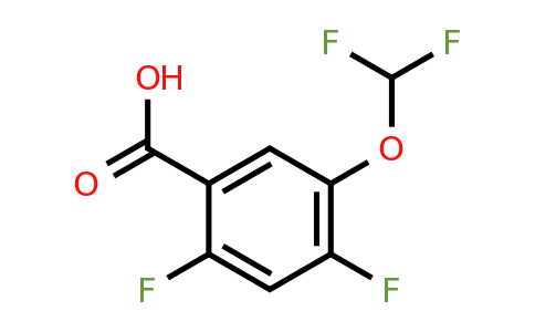 1804909-57-6 | 2,4-Difluoro-5-(difluoromethoxy)benzoic acid