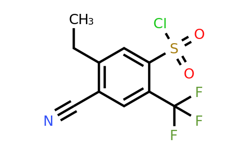1804909-95-2 | 4-Cyano-5-ethyl-2-(trifluoromethyl)benzenesulfonylchloride