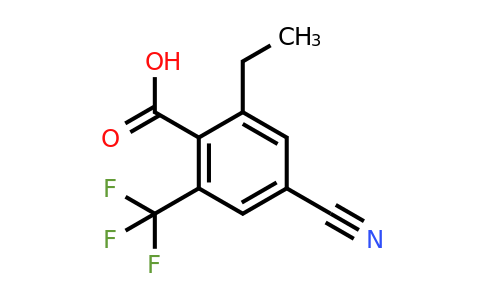 1804910-31-3 | 4-Cyano-2-ethyl-6-(trifluoromethyl)benzoic acid