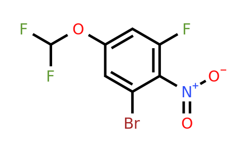 1804910-35-7 | 1-Bromo-5-difluoromethoxy-3-fluoro-2-nitrobenzene