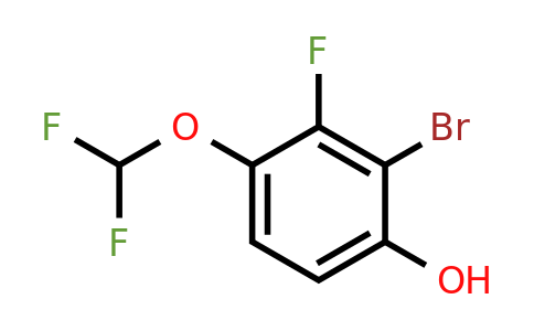 1804910-41-5 | 2-Bromo-4-difluoromethoxy-3-fluorophenol
