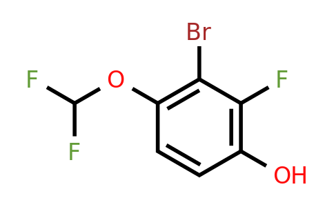 1804910-44-8 | 3-Bromo-4-difluoromethoxy-2-fluorophenol