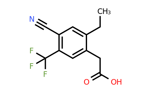 1804910-58-4 | 4-Cyano-2-ethyl-5-(trifluoromethyl)phenylacetic acid