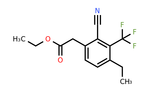 1804910-63-1 | Ethyl 2-cyano-4-ethyl-3-(trifluoromethyl)phenylacetate
