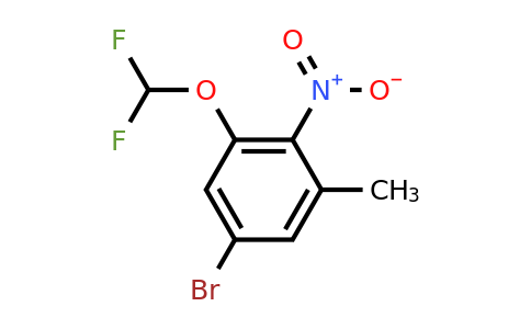 1804910-65-3 | 5-Bromo-3-difluoromethoxy-2-nitrotoluene