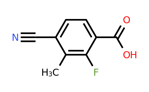 1804910-85-7 | 4-Cyano-2-fluoro-3-methylbenzoic acid