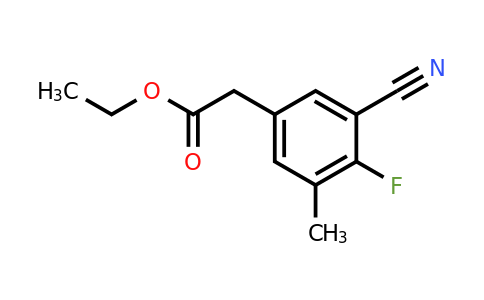 1804910-98-2 | Ethyl 3-cyano-4-fluoro-5-methylphenylacetate