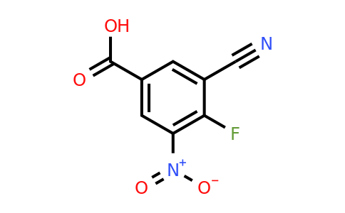1804911-10-1 | 3-Cyano-4-fluoro-5-nitrobenzoic acid