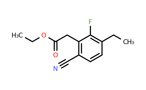 1804911-34-9 | Ethyl 6-cyano-2-fluoro-3-ethylphenylacetate