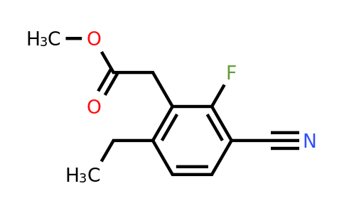 1804911-37-2 | Methyl 3-cyano-2-fluoro-6-ethylphenylacetate
