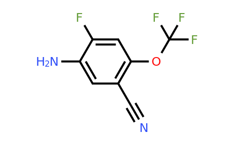 1804911-48-5 | 5-Cyano-2-fluoro-4-(trifluoromethoxy)aniline
