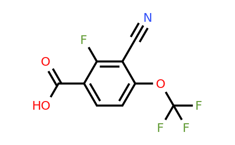 1804911-52-1 | 3-Cyano-2-fluoro-4-(trifluoromethoxy)benzoic acid