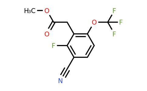 1804911-60-1 | Methyl 3-cyano-2-fluoro-6-(trifluoromethoxy)phenylacetate