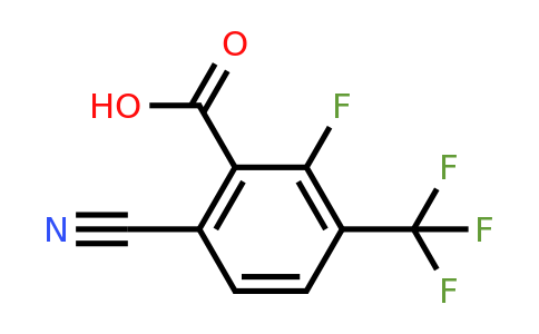 1804911-67-8 | 6-Cyano-2-fluoro-3-(trifluoromethyl)benzoic acid