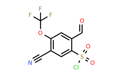1804915-23-8 | 5-Cyano-2-formyl-4-(trifluoromethoxy)benzenesulfonylchloride