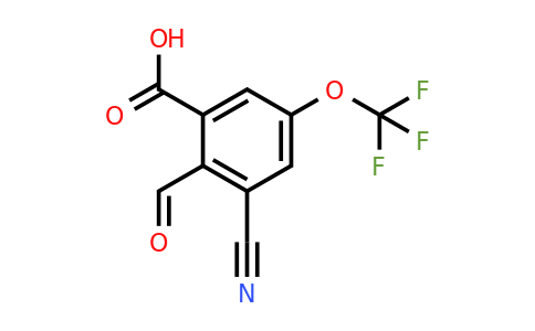 1804915-26-1 | 3-Cyano-2-formyl-5-(trifluoromethoxy)benzoic acid