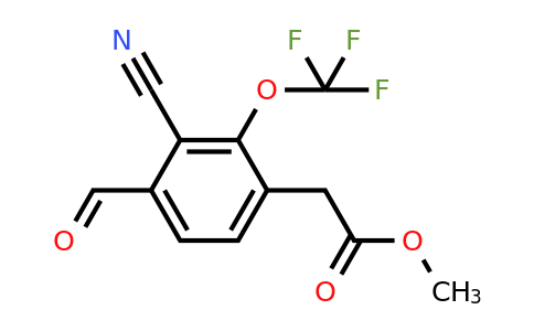 1804915-38-5 | Methyl 3-cyano-4-formyl-2-(trifluoromethoxy)phenylacetate