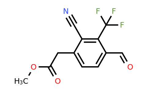 1804915-85-2 | Methyl 2-cyano-4-formyl-3-(trifluoromethyl)phenylacetate