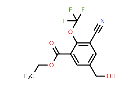 Ethyl 3-cyano-5-hydroxymethyl-2-(trifluoromethoxy)benzoate