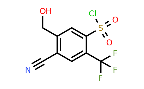 1804915-98-7 | 4-Cyano-5-hydroxymethyl-2-(trifluoromethyl)benzenesulfonylchloride