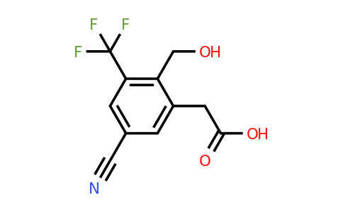 1804916-06-0 | 5-Cyano-2-hydroxymethyl-3-(trifluoromethyl)phenylacetic acid