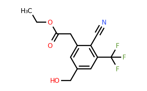 1804916-09-3 | Ethyl 2-cyano-5-hydroxymethyl-3-(trifluoromethyl)phenylacetate