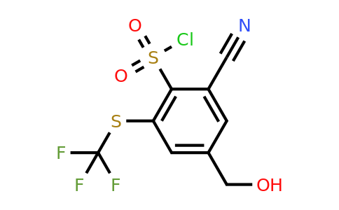 1804916-15-1 | 2-Cyano-4-hydroxymethyl-6-(trifluoromethylthio)benzenesulfonylchloride