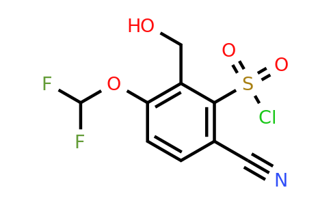 1804920-29-3 | 6-Cyano-3-difluoromethoxy-2-(hydroxymethyl)benzenesulfonylchloride