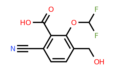 1804920-62-4 | 6-Cyano-2-difluoromethoxy-3-(hydroxymethyl)benzoic acid