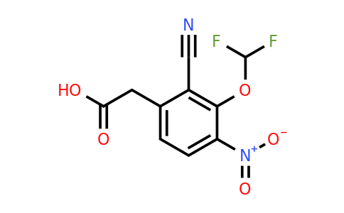 1804922-40-4 | 2-Cyano-3-difluoromethoxy-4-nitrophenylacetic acid