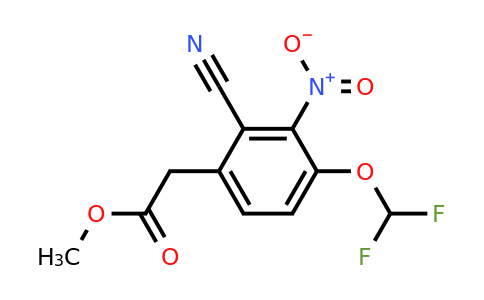 1804923-00-9 | Methyl 2-cyano-4-difluoromethoxy-3-nitrophenylacetate