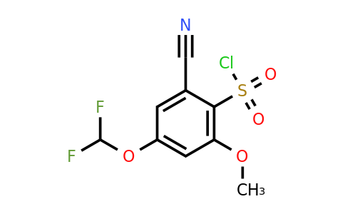 1804924-98-8 | 2-Cyano-4-difluoromethoxy-6-methoxybenzenesulfonylchloride