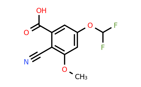 1804925-24-3 | 2-Cyano-5-difluoromethoxy-3-methoxybenzoic acid