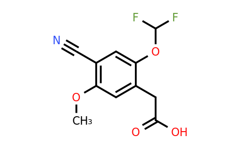 1804928-07-1 | 4-Cyano-2-difluoromethoxy-5-methoxyphenylacetic acid