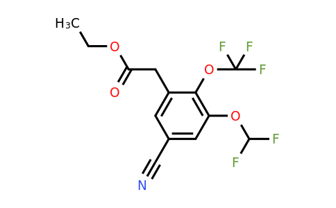 1804929-61-0 | Ethyl 5-cyano-3-difluoromethoxy-2-(trifluoromethoxy)phenylacetate