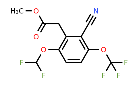 1804929-68-7 | Methyl 2-cyano-6-difluoromethoxy-3-(trifluoromethoxy)phenylacetate