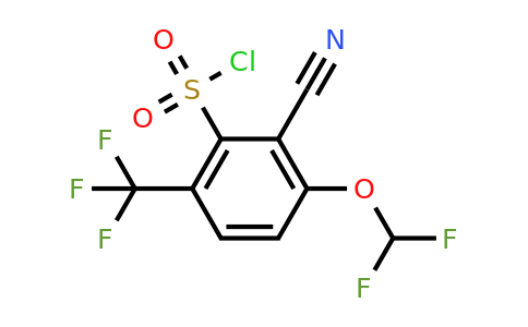 1804929-84-7 | 2-Cyano-3-difluoromethoxy-6-(trifluoromethyl)benzenesulfonylchloride