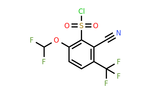 1804929-89-2 | 2-Cyano-6-difluoromethoxy-3-(trifluoromethyl)benzenesulfonyl chloride
