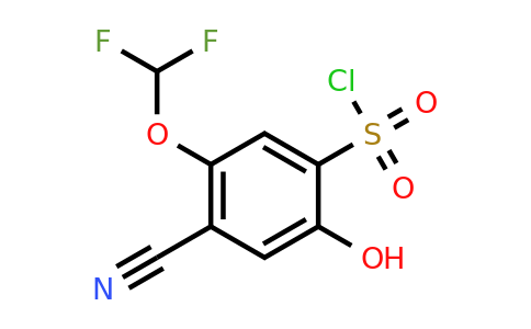 1804931-36-9 | 4-Cyano-5-difluoromethoxy-2-hydroxybenzenesulfonylchloride