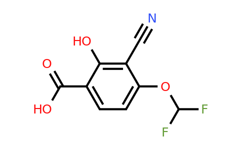 1804931-59-6 | 3-Cyano-4-difluoromethoxy-2-hydroxybenzoic acid