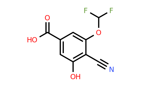 1804931-76-7 | 4-Cyano-3-difluoromethoxy-5-hydroxybenzoic acid