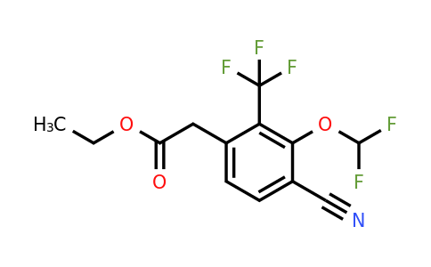 1804931-81-4 | Ethyl 4-cyano-3-difluoromethoxy-2-(trifluoromethyl)phenylacetate